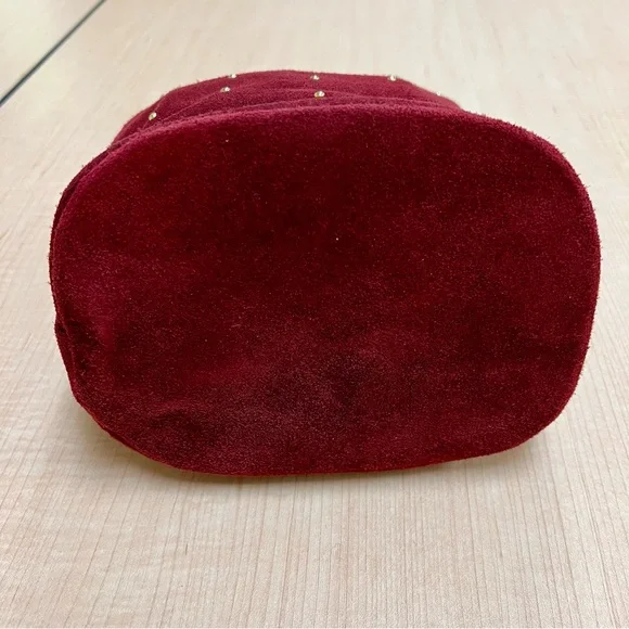 Studded Suede Bucket Bag with Chain Strap - Picture 4 of 15